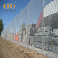 Steel horizontal prison fence, anti theft clearvu fencing